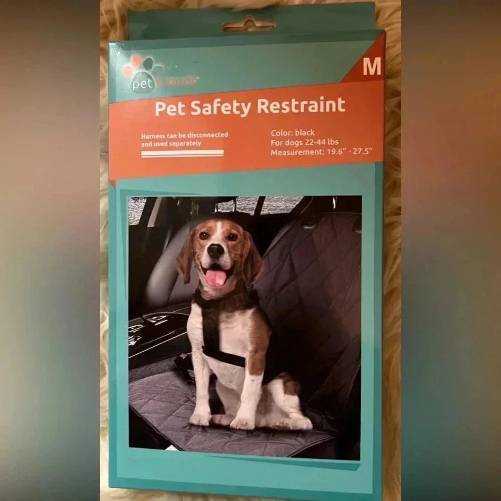 Dog Harness | Car Harness for Dogs | Medium | Black |‎ Pet Safety